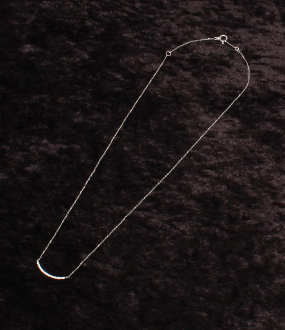 美品 ete ネックレス Pt900 Pt850 ダイヤ 0.06ct レディース エテ