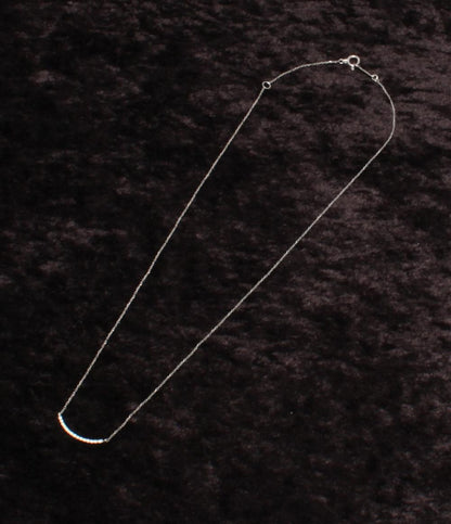 美品 ete ネックレス Pt900 Pt850 ダイヤ 0.06ct レディース エテ