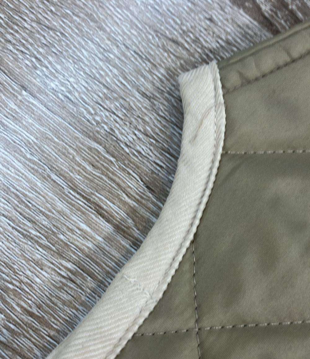 Traditional Weatherwear nano universe コート キルティング  ノーカラー シルバーボタン Aライン ARKLEY LONG2 L222APQC00246AA レディース