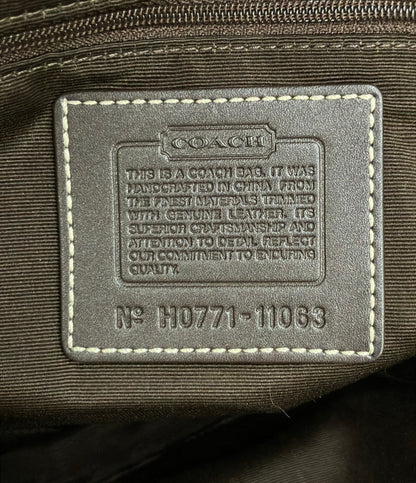 COACH トートバッグ キャンバス シグネチャー 11063 レディース コーチ