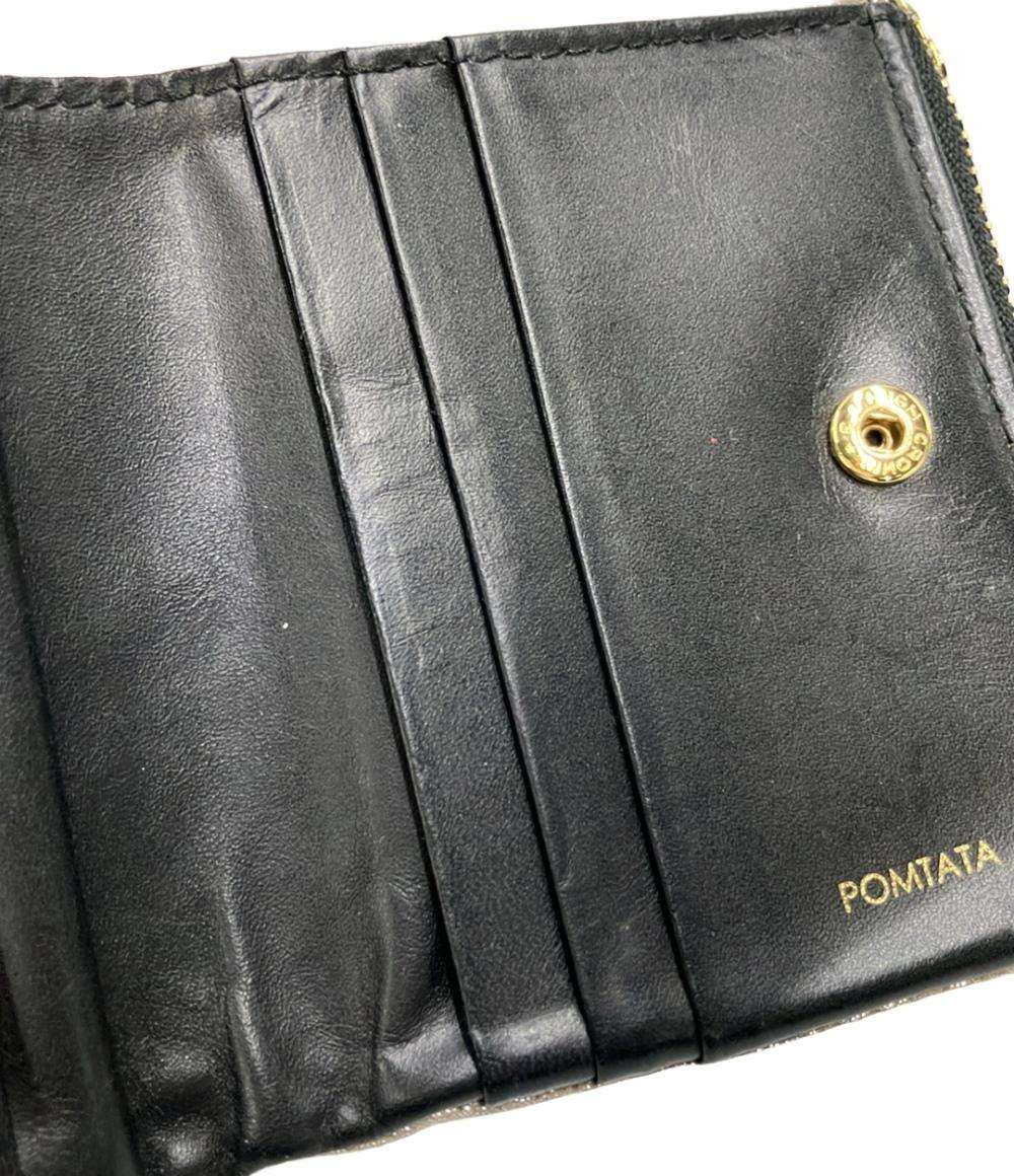 POMTATA 二つ折り財布 レディース ポンタタ