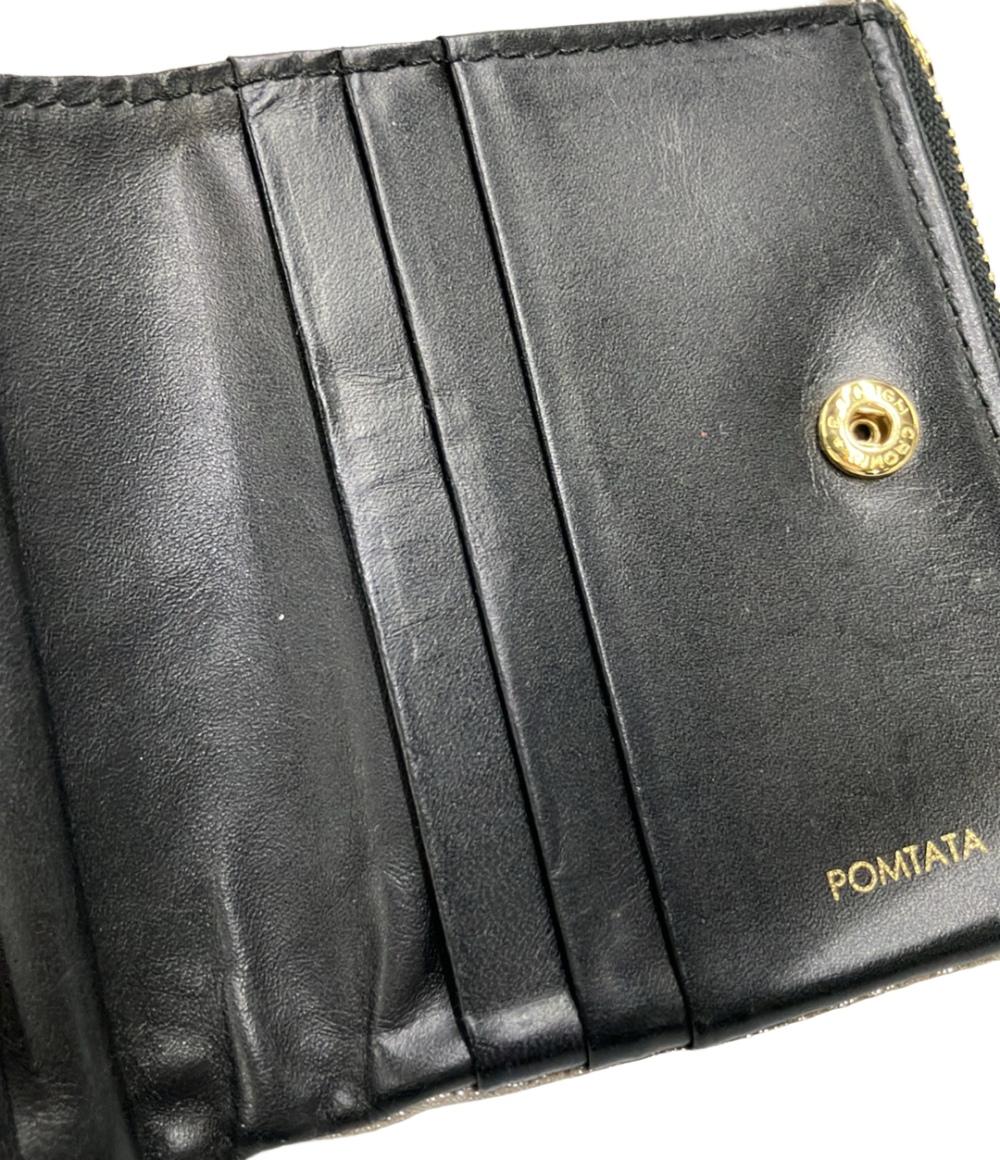 POMTATA 二つ折り財布 レディース ポンタタ
