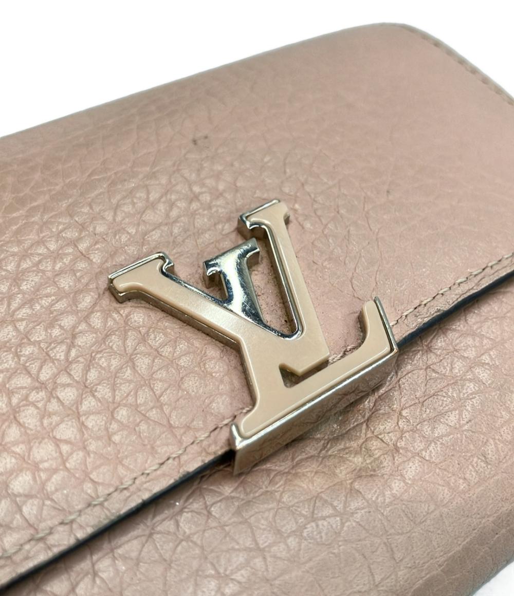 LOUIS VUITTON 三つ折り財布 ポルトフォイユ カプシーヌ コンパクト M62156 レディース ルイ・ヴィトン