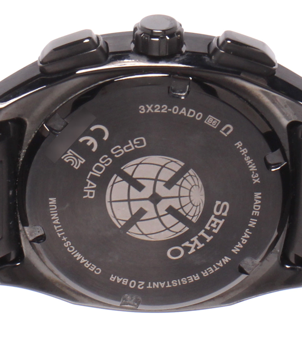 SEIKO 腕時計 アストロン ASTRON GPSソーラー ブラック 3X22-0AD0 メンズ セイコー