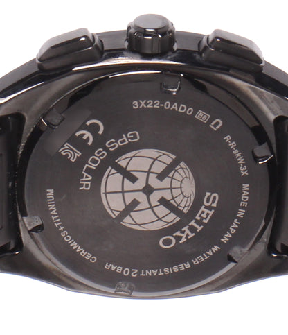 SEIKO 腕時計 アストロン ASTRON GPSソーラー ブラック 3X22-0AD0 メンズ セイコー