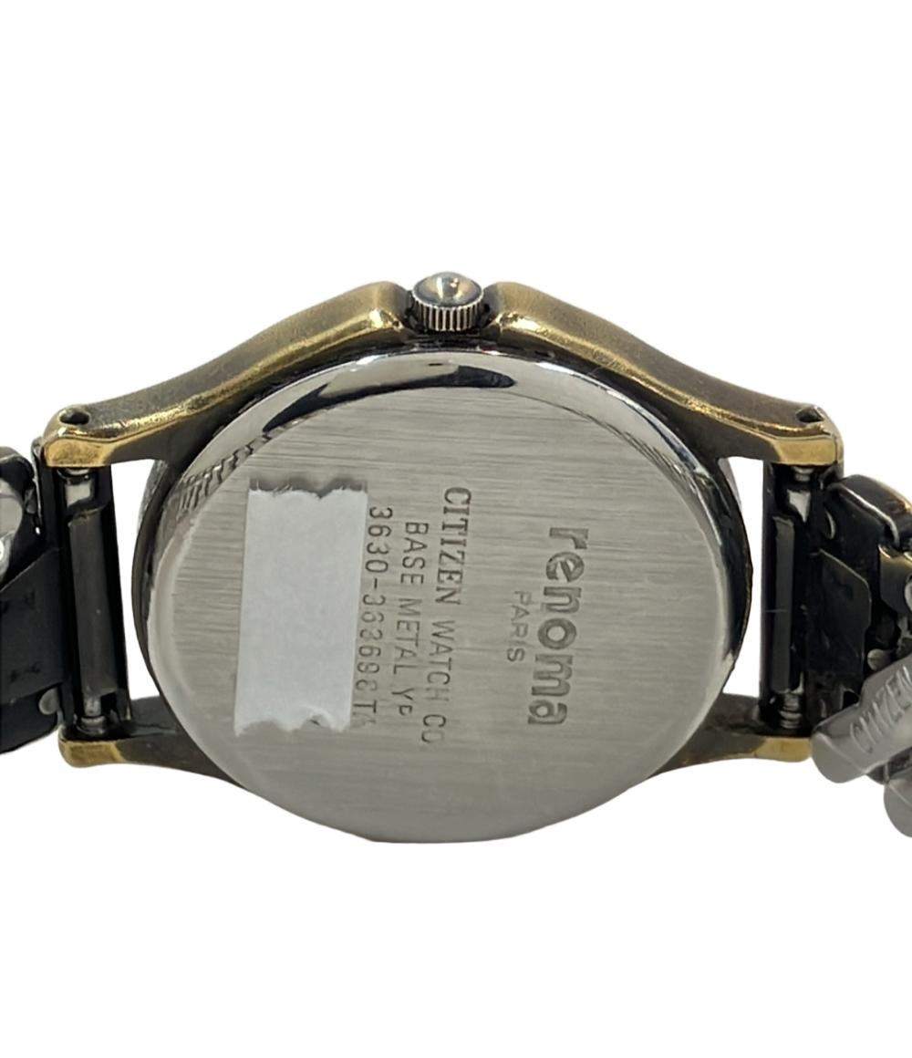 シチズン 腕時計 renoma クオーツ ホワイト 3630-363698 レディース CITIZEN