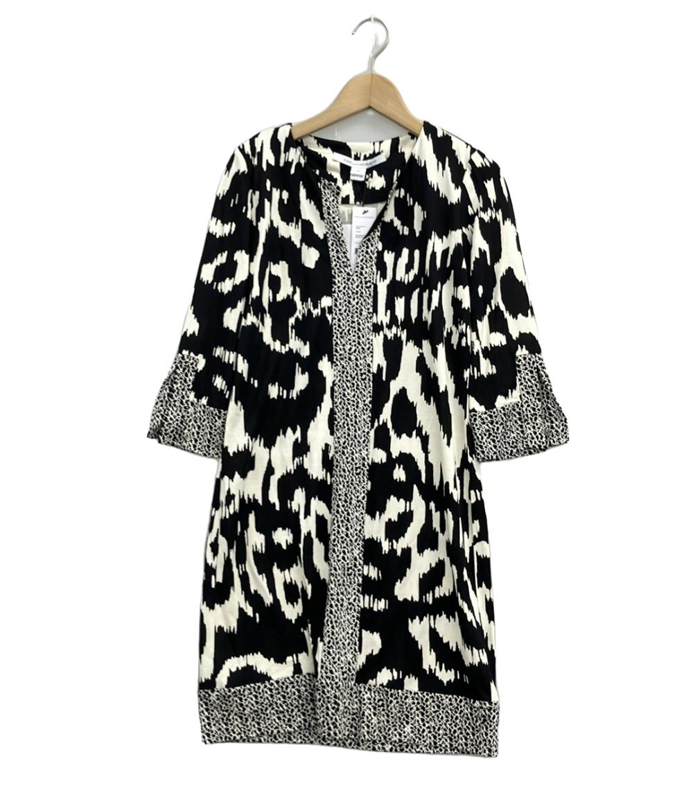 美品 ダイアン フォン ファステンバーグ 長袖ワンピース レディース SIZE 0 (XS) DIANE VON FURESTENBERG