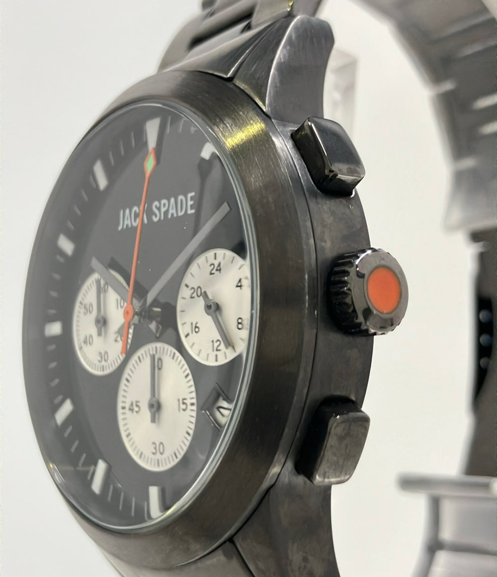 JACK SPADE 腕時計 クオーツ ブラック メンズ ジャックスペード