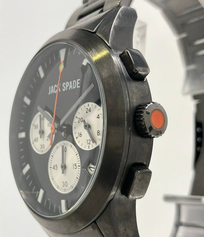 JACK SPADE 腕時計 クオーツ ブラック メンズ ジャックスペード