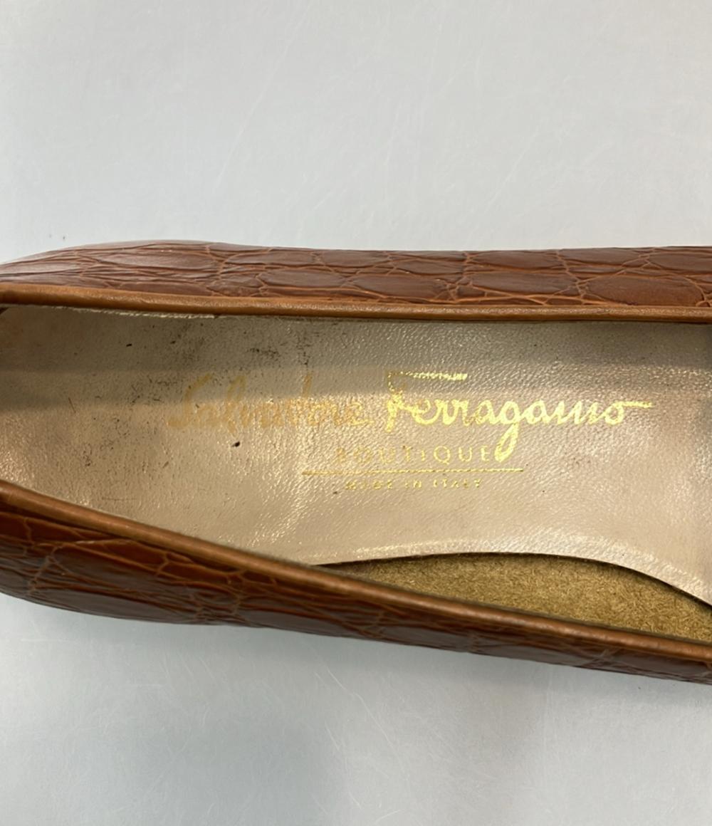 Salvatore Ferragamo ローファー ガンチーニ レディース SIZE 6 1/2