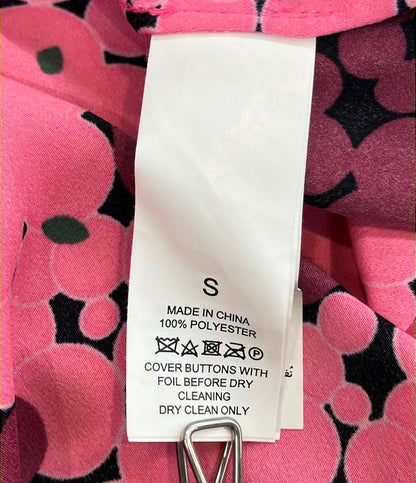 美品 Kate Spade バブルドット柄 ノースリーブブラウス レディース SIZE S ケイトスペード