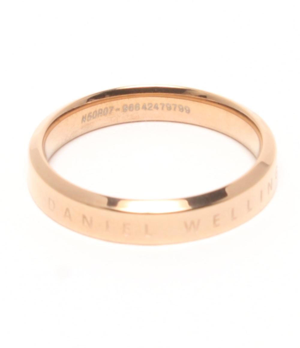 美品 Daniel Wellington リング 指輪 ロゴ レディース SIZE 9号 ダニエルウェリントン
