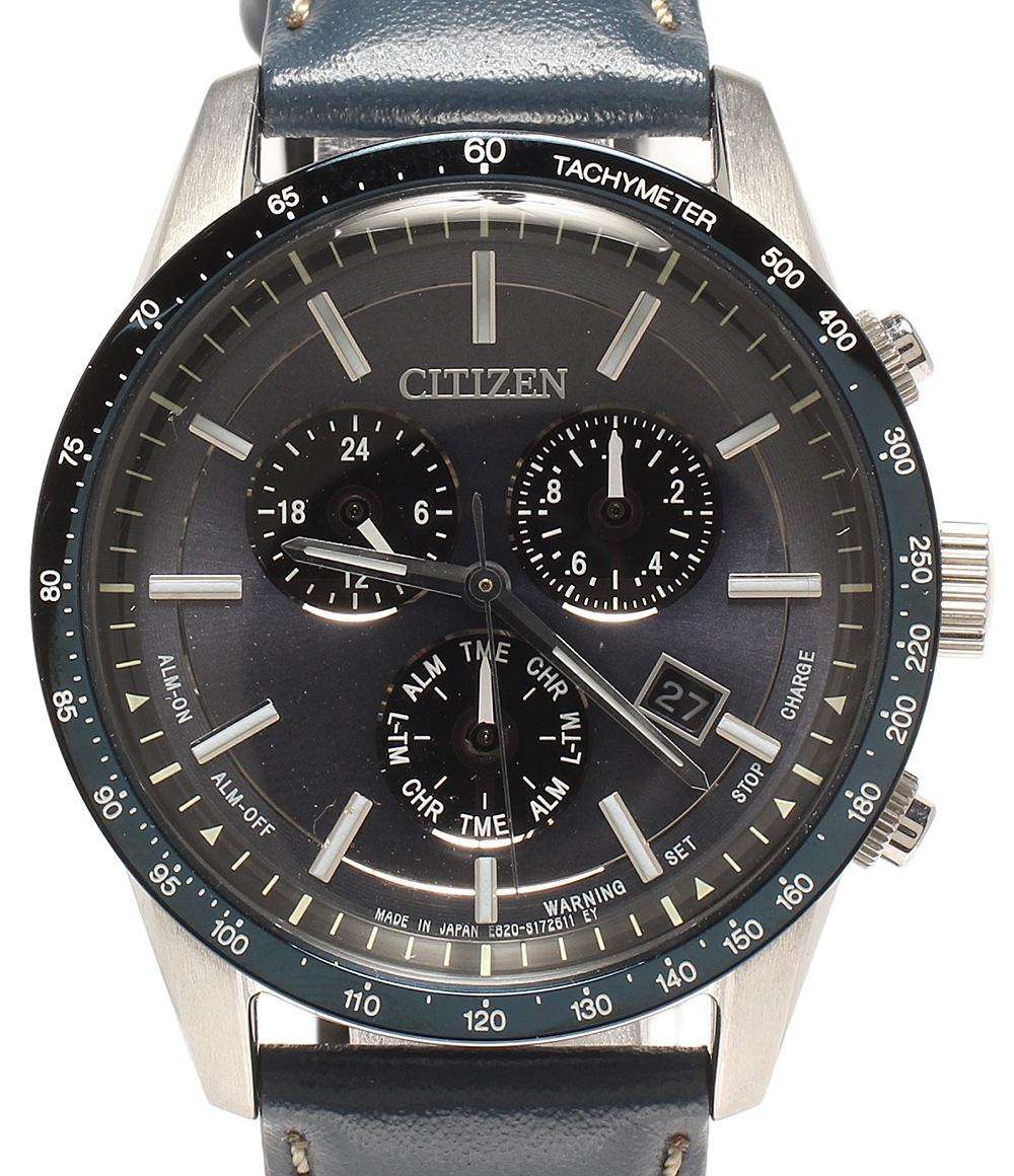 CITIZEN 腕時計 ソーラー ネイビー E820-S097622 メンズ シチズン