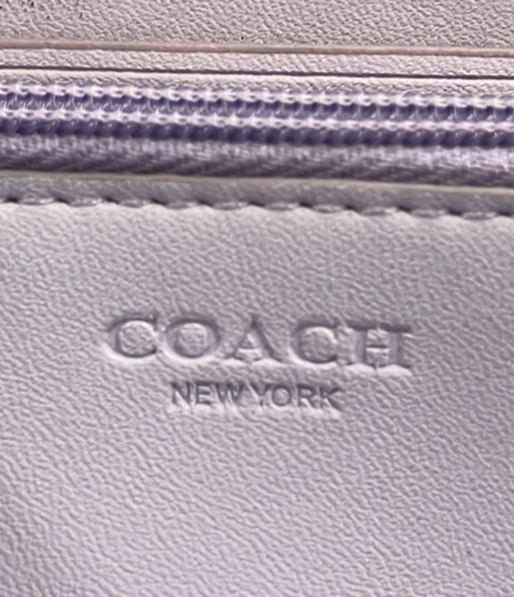COACH ラウンドファスナー長財布 シグネチャー F73345 レディース コーチ
