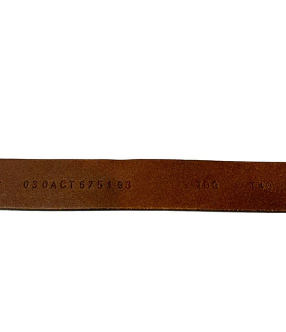 クリスチャンディオール ベルト ゴールドバックル メンズ (T40) Christian Dior