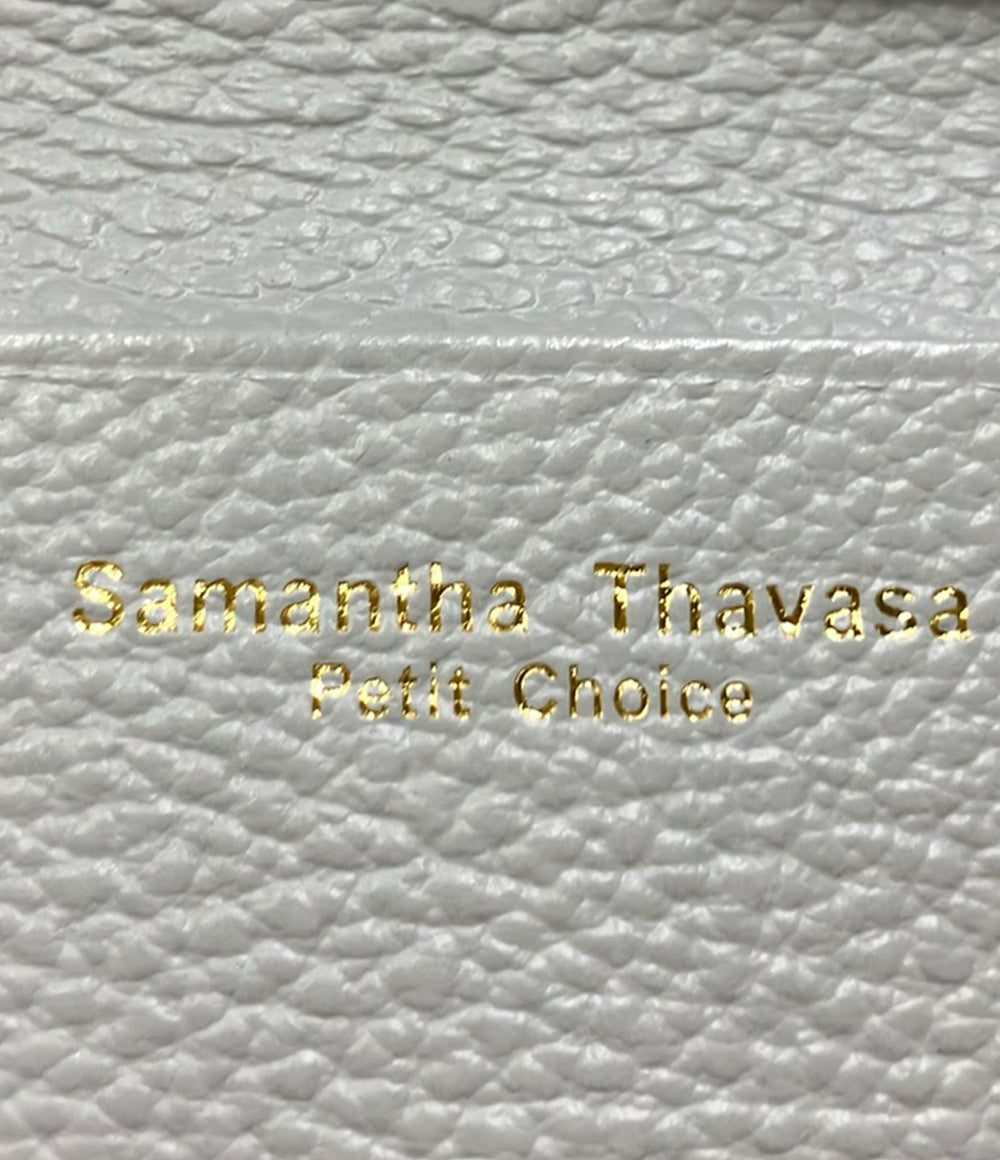 Samantha Thavasa 三つ折り財布 牛革 レディース サマンサタバサ