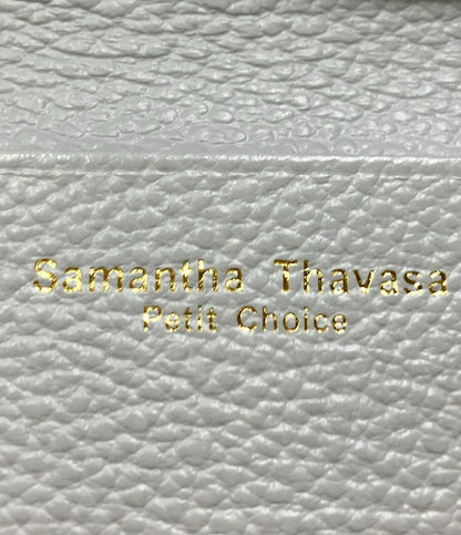 Samantha Thavasa 三つ折り財布 牛革 レディース サマンサタバサ