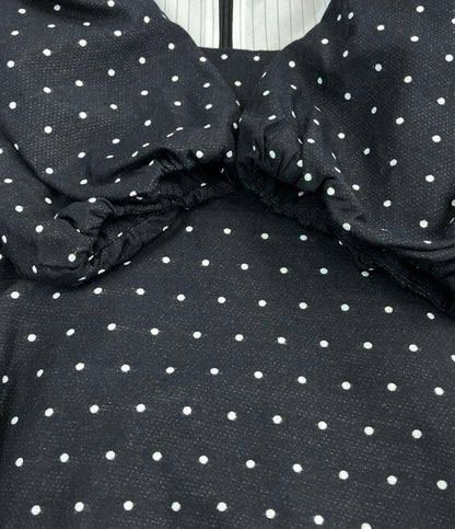 macgraw 半袖 パフスリーブドットブラウス レディース SIZE 42 (L) マックグロー