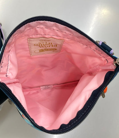 美品 LeSportsac Disney ショルダーバッグ 斜め掛け イッツ・ア・スモールワールド レディース レスポートサック ディズニー