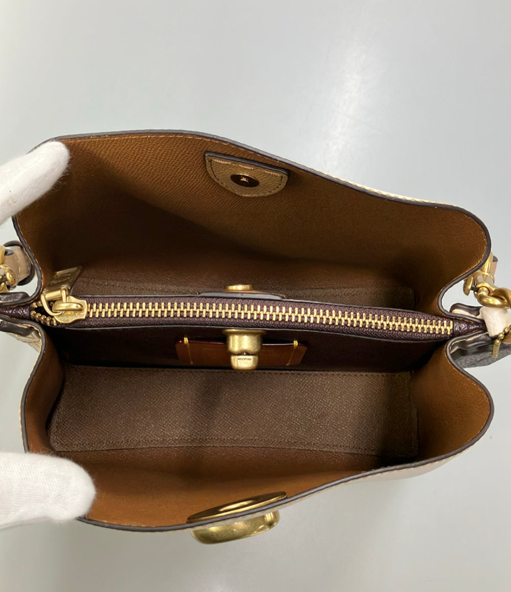 美品 COACH ショルダーバッグ 肩掛け レザー C3766 レディース コーチ