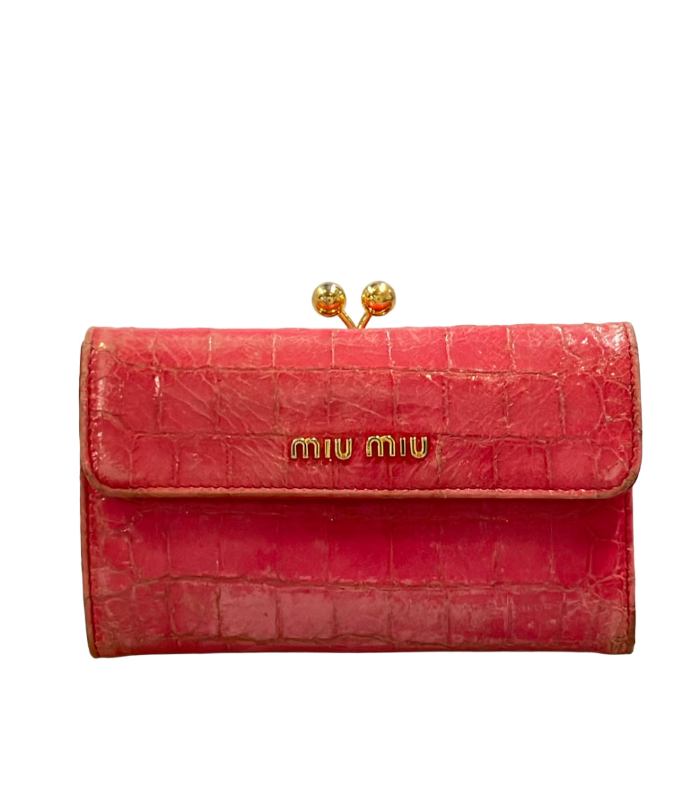MIUMIU 二つ折り財布 レディース ミュウミュウ