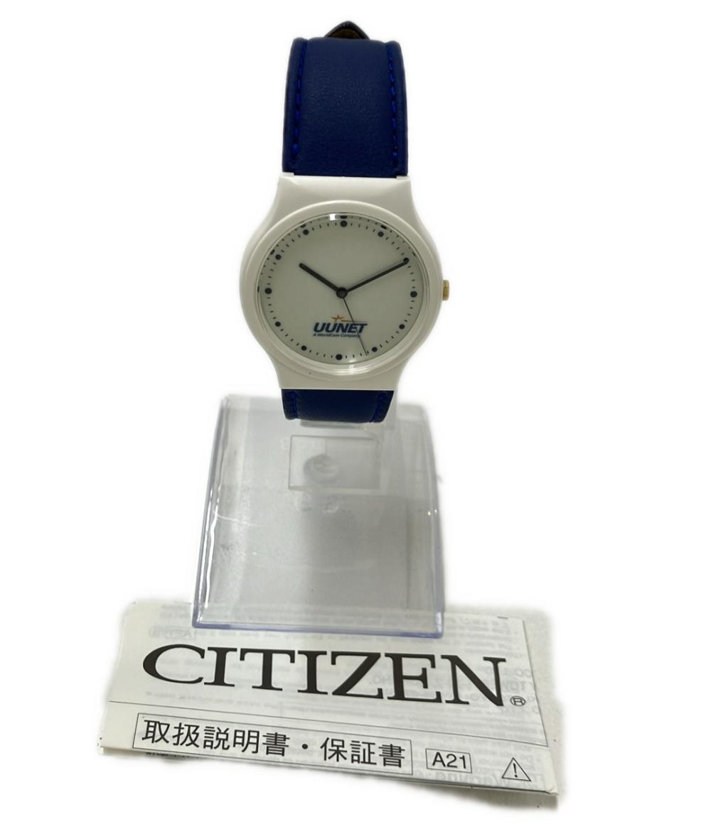 CITIZEN 腕時計 マイクリエーション UUNET クオーツ ホワイト 6031-CRE001 ユニセックス シチズン
