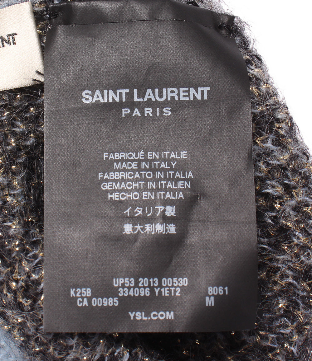 美品 SAINT LAURENT ニット帽 レディース SIZE M サンローラン