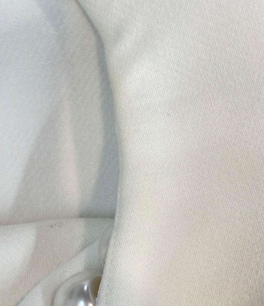YOKO CHAN 長袖ワンピース フロントラッフルパール 22AW YCD-622-84122 レディース SIZE 36 (S) ヨーコチャン