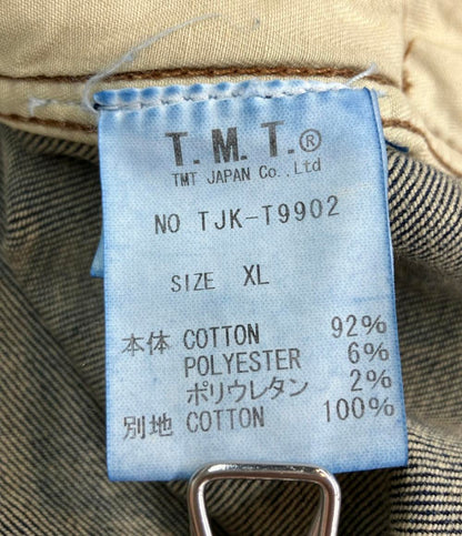TMT デニムジャケット ダメージ加工 TJK-T9902 メンズ SIZE XL ティーエムティー