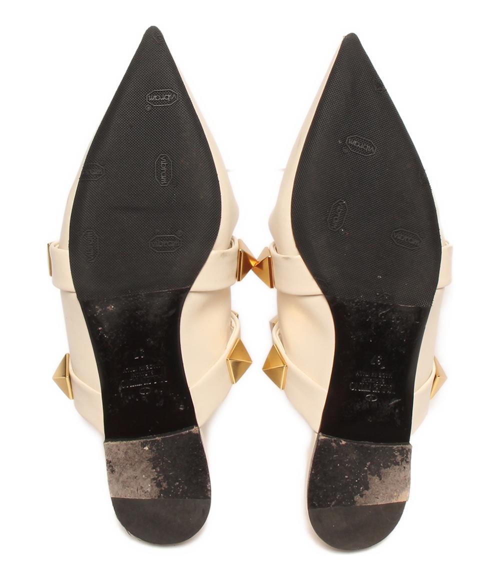 ヴァレンティノ・ガラヴァーニ サンダル ミュール ローマン スタッズ レディース SIZE 37 (M) Valentino Garavani