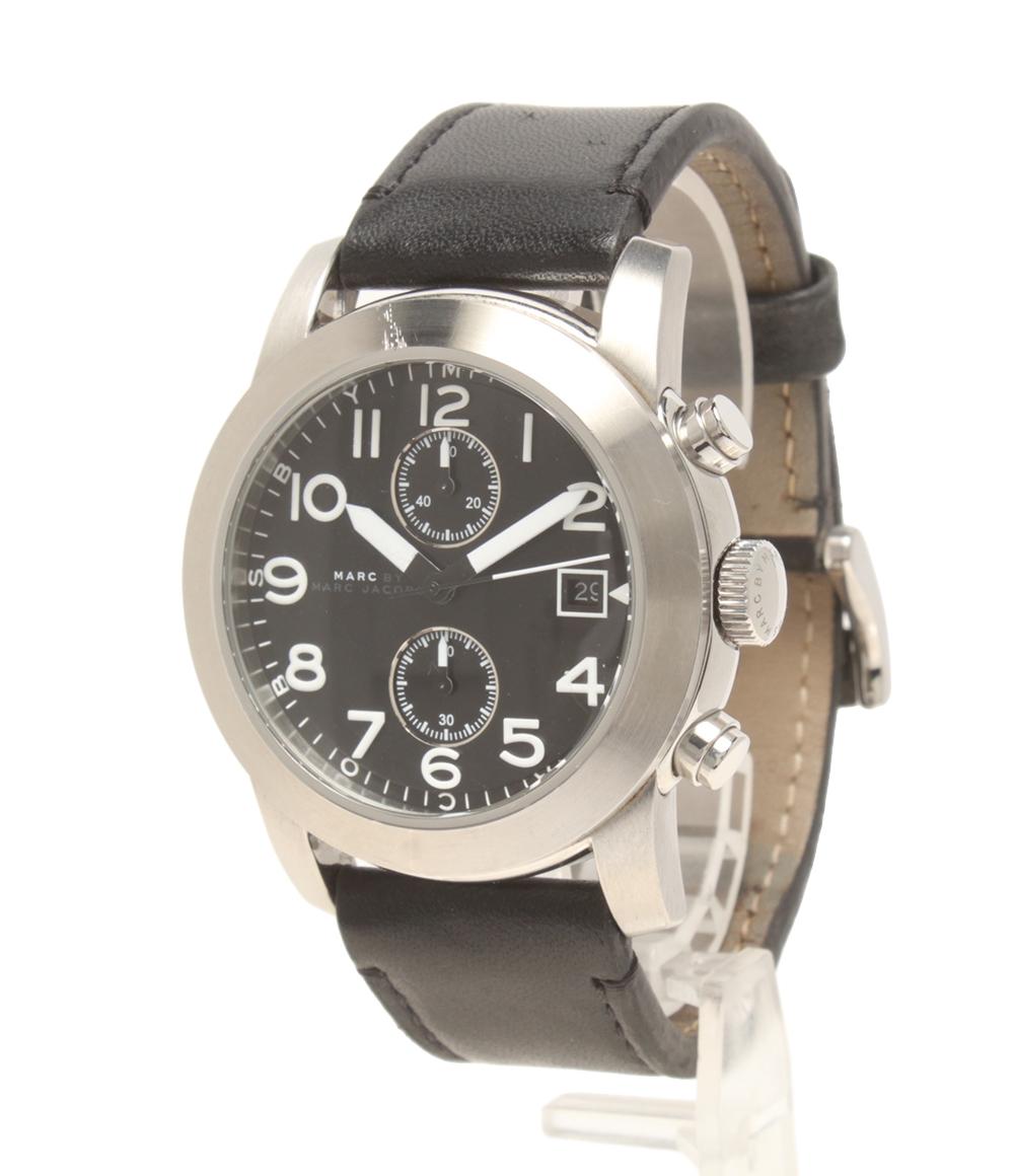 MARC BY MARC JACOBS 腕時計 ラリー クオーツ ブラック MBM5033 メンズ マークバイマークジェイコブス