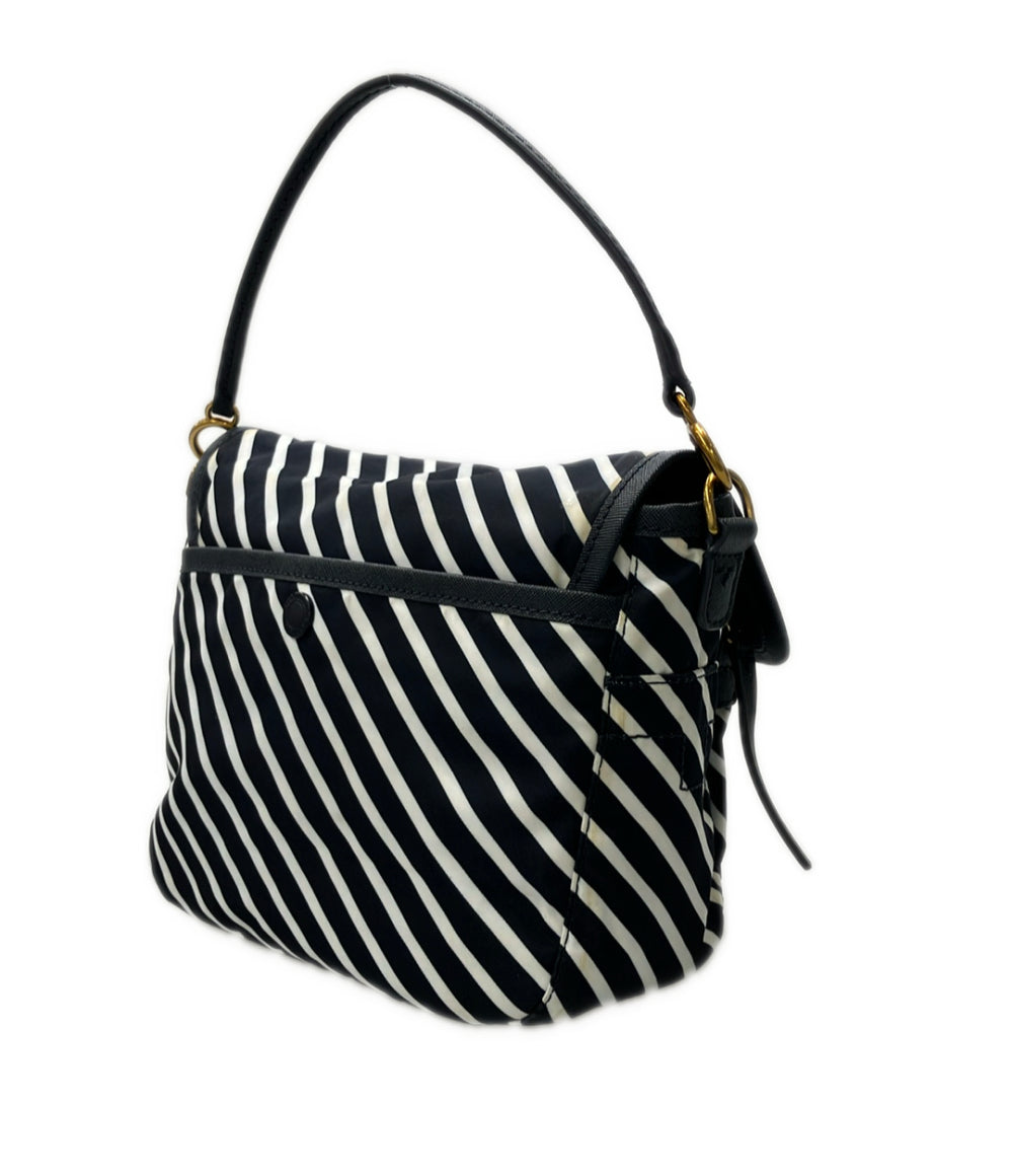 Tory Burch 2way ショルダーバッグ 肩掛け 斜め掛け ストライプ柄 レディース トリーバーチ