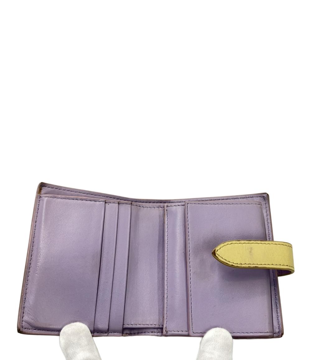 CELINE 二つ折り財布 スモールストラップウォレット レザー レディース セリーヌ