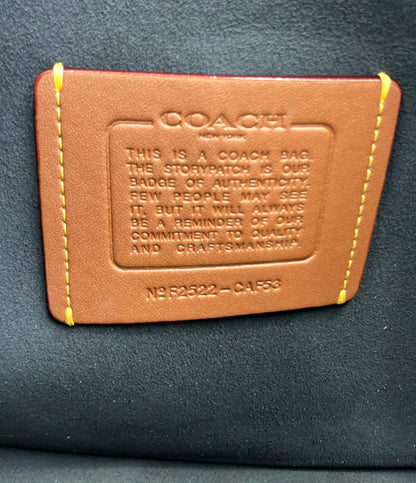 美品 COACH 2way ショルダーバッグ 肩掛け チェーン 斜め掛け タビー CAF53 レディース コーチ