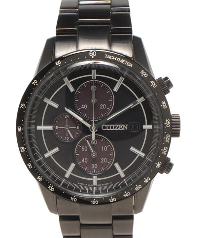 美品 CITIZEN 腕時計 エコドライブ ソーラー ブラック B612-S096103 メンズ シチズン