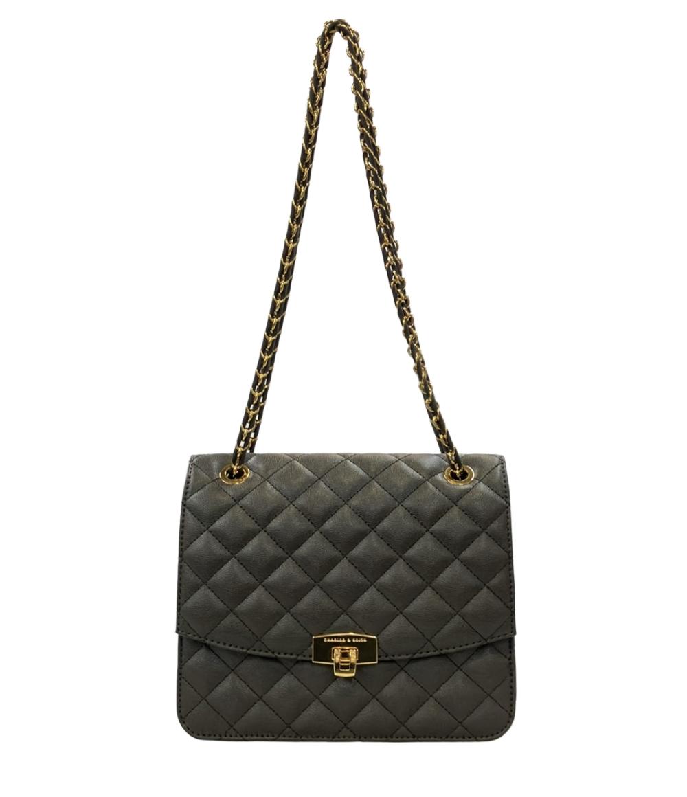 美品 CHARLES＆KEITH ショルダーバッグ 肩掛け レディース チャールズ＆キース