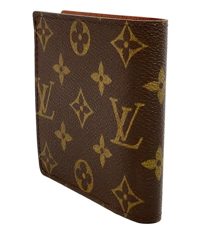 美品 ルイヴィトン 二つ折り財布 ポルトフォイユマルコ モノグラム M61675 メンズ Louis Vuitton