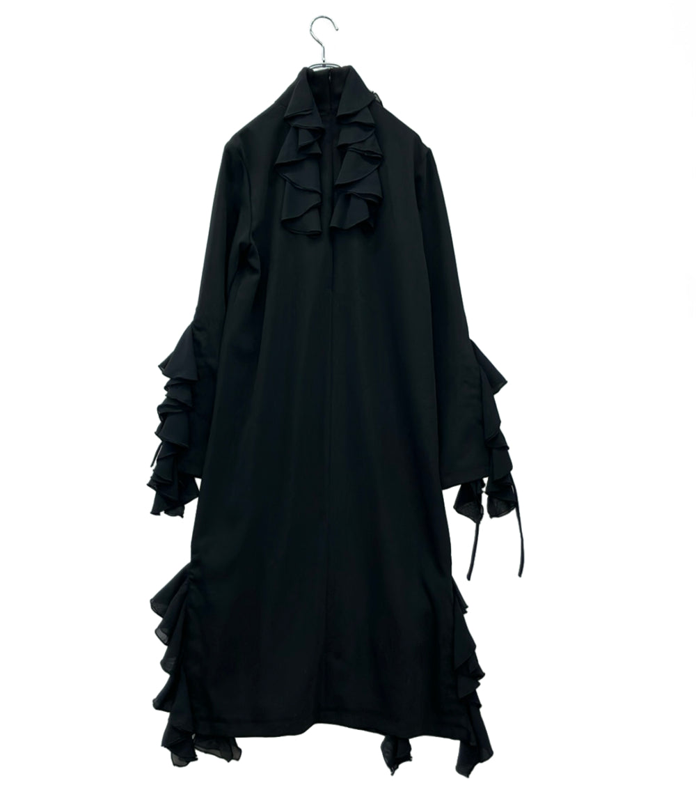 美品 FUMIE TANAKA Ray Beams 長袖ワンピース フリル FT24A-RB02 レディース SIZE F (M) フミエタナカ レイビームス