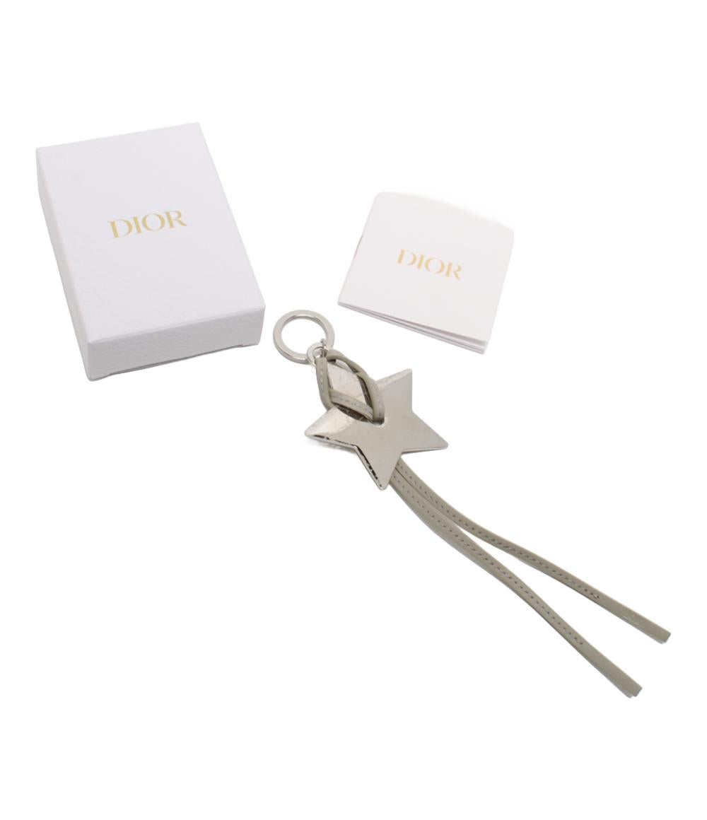 美品 クリスチャンディオール キーホルダー キーリング ノベルティ スター 星 レディース Christian Dior