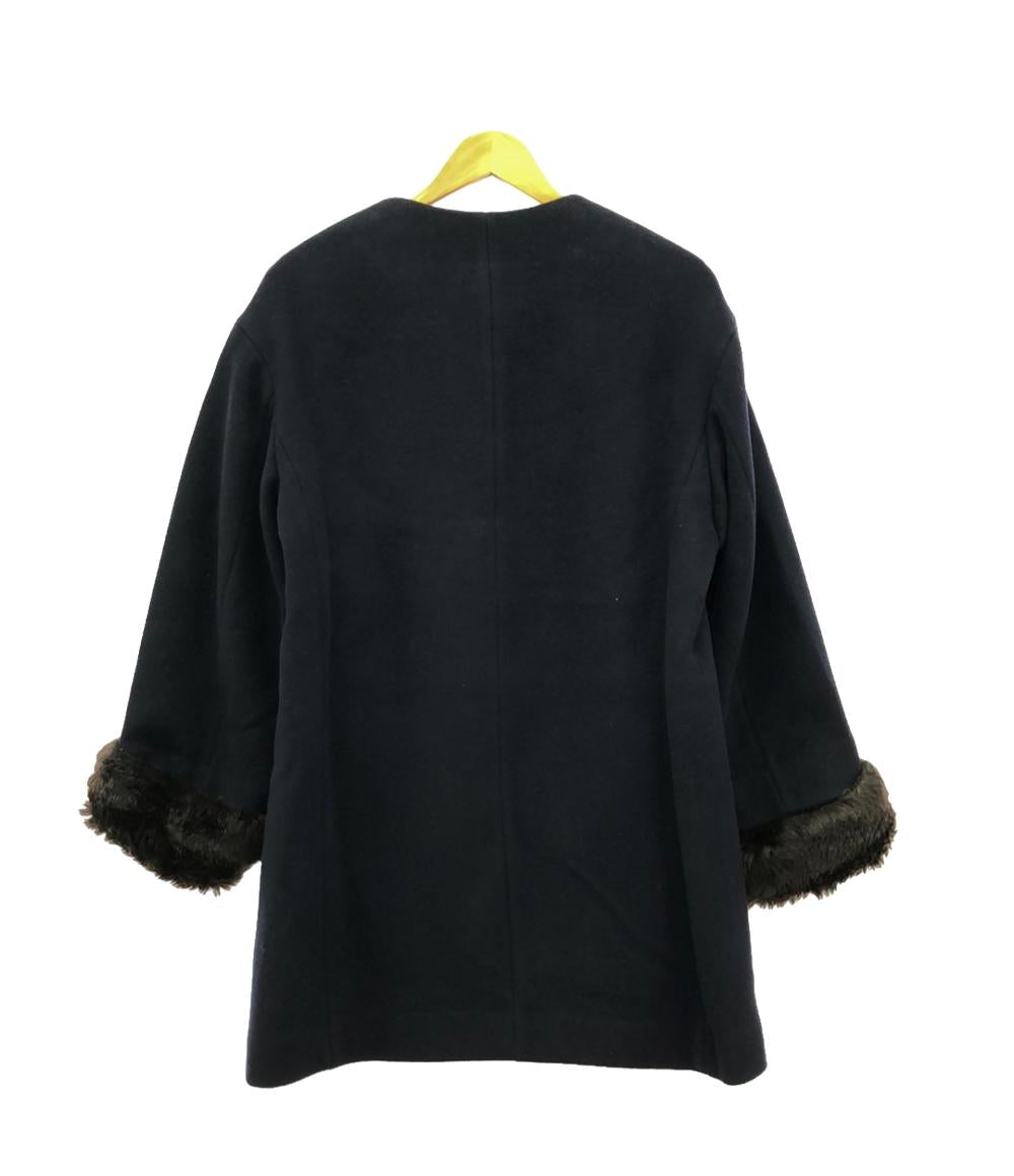 イエナ ノーカラーコート レディース SIZE 38 (M) IENA