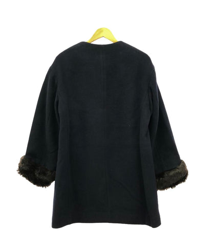 イエナ ノーカラーコート レディース SIZE 38 (M) IENA