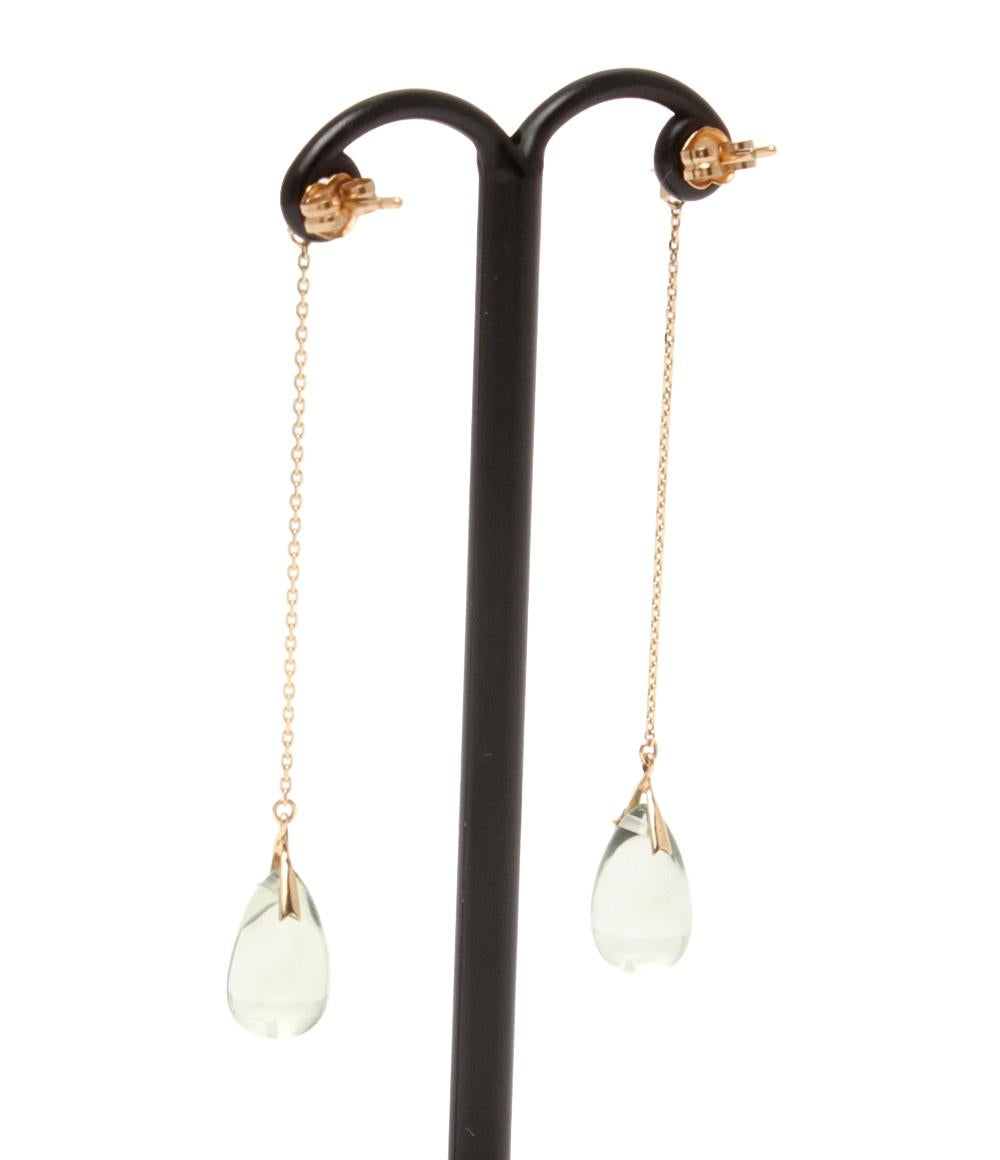 美品 STAR JEWELRY ピアス K10 しずくモチーフ ティアドロップ スター 