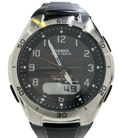 CASIO 腕時計 ソーラー ブラック WVA-M610 メンズ カシオ