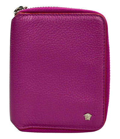 VERSACE ラウンドファスナー二つ折り財布 レディース ヴェルサーチ