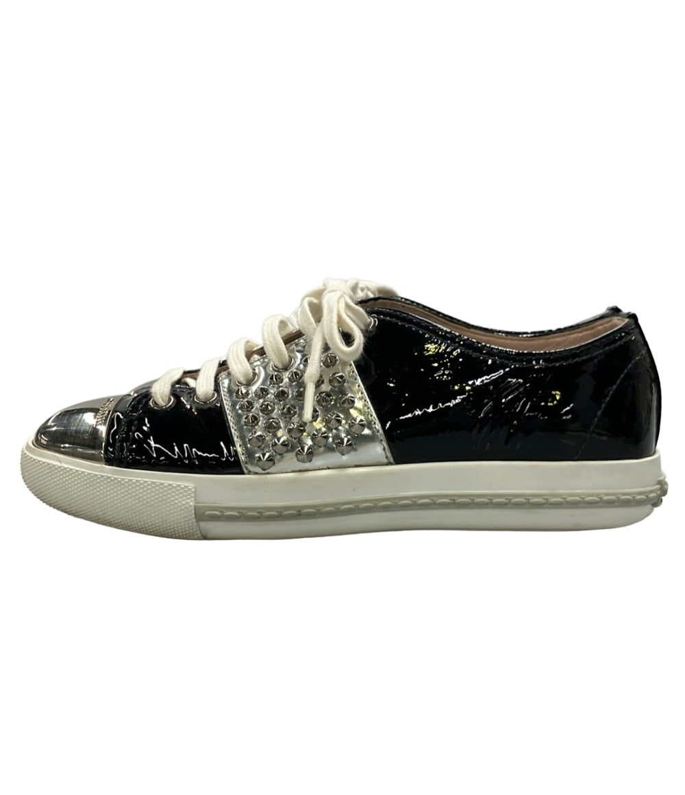 Miu Miu ローカットスニーカー 5E487A レディース SIZE 37 1/2 ミュウ ミュウ