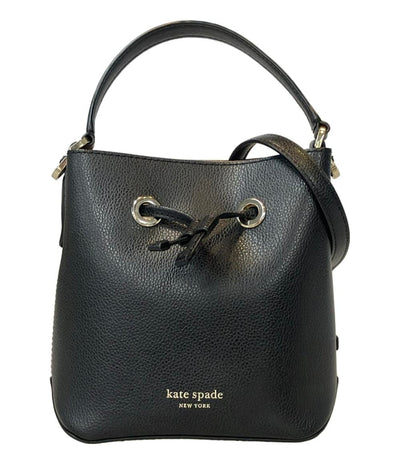 美品 Kate Spade 2WAY ハンドバッグ ショルダーバッグ 肩掛け エヴァ スモール バケット WKRU5857 レディース ケイトスペード