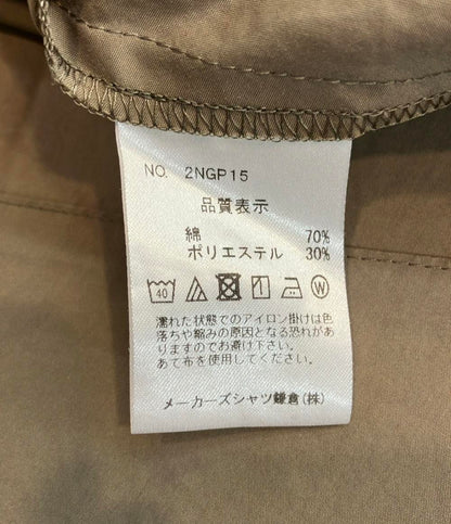 メーカーズシャツ鎌倉 長袖シャツワンピース 2NGP15 レディース SIZE 38 (S) MAKERS SHIRTS 鎌倉