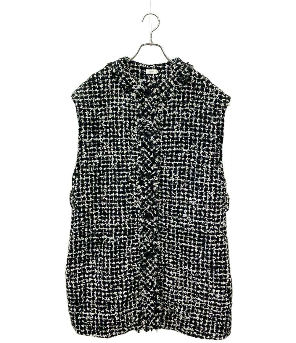 美品 cccmalie ツイード ロングジレ レディース シーマリー