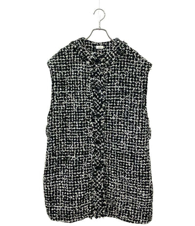 美品 cccmalie ツイード ロングジレ レディース シーマリー