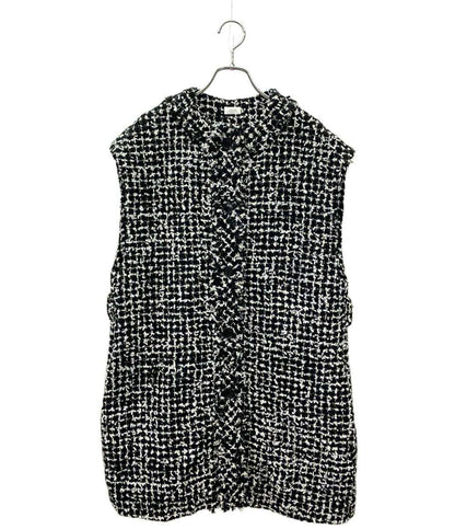 美品 cccmalie ツイード ロングジレ レディース シーマリー